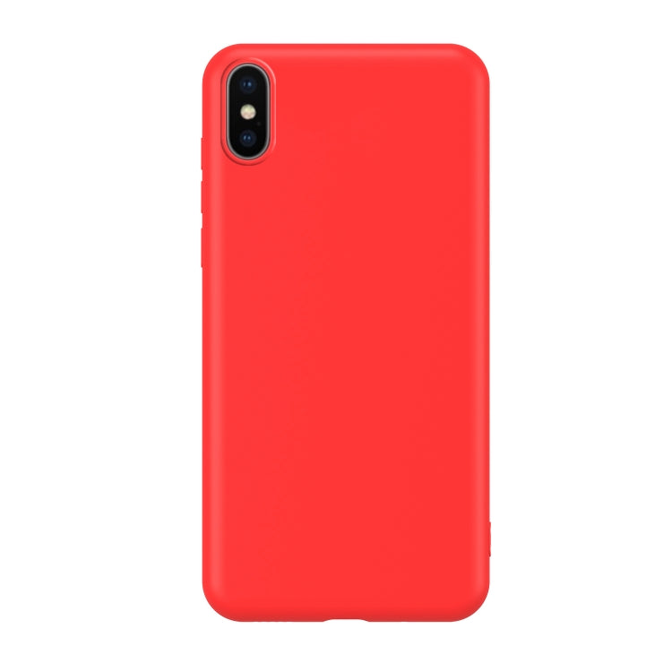 For iPhone XS Max Ultra-thin Liquid Silicone All-inclusive Phone Case