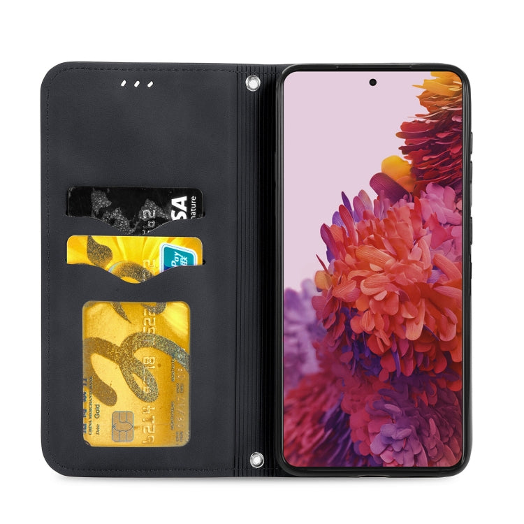 For Samsung Galaxy S21 Ultra Retro Skin Feel Business Magnetic Horizontal Flip Leather Case with Holder & Card Slots & Wallet & Photo Frame