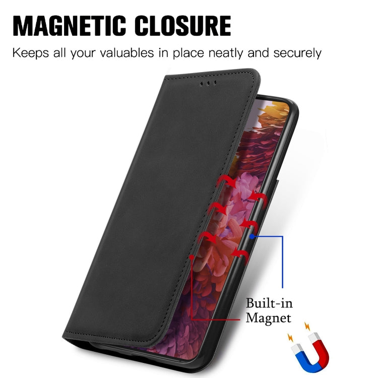 For Samsung Galaxy S21 Ultra Retro Skin Feel Business Magnetic Horizontal Flip Leather Case with Holder & Card Slots & Wallet & Photo Frame