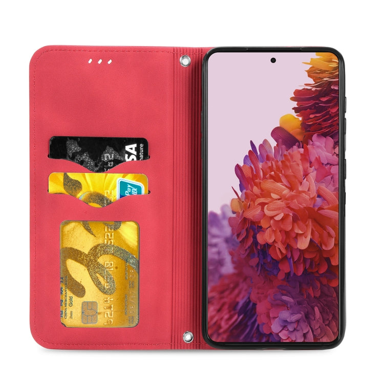 For Samsung Galaxy S21 Ultra Retro Skin Feel Business Magnetic Horizontal Flip Leather Case with Holder & Card Slots & Wallet & Photo Frame