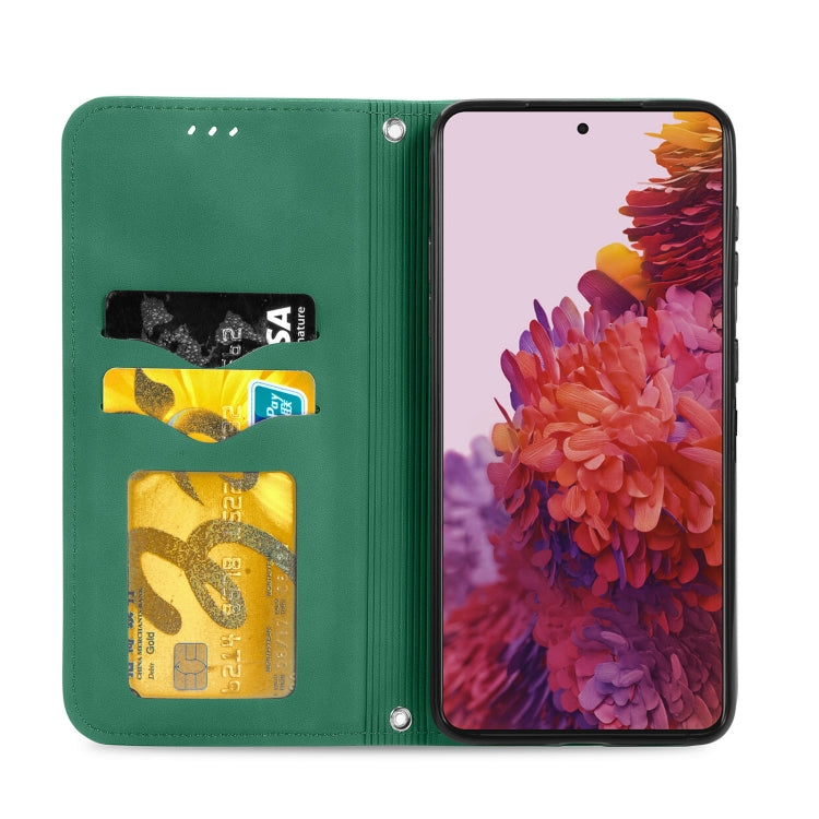 For Samsung Galaxy S21 Ultra Retro Skin Feel Business Magnetic Horizontal Flip Leather Case with Holder & Card Slots & Wallet & Photo Frame
