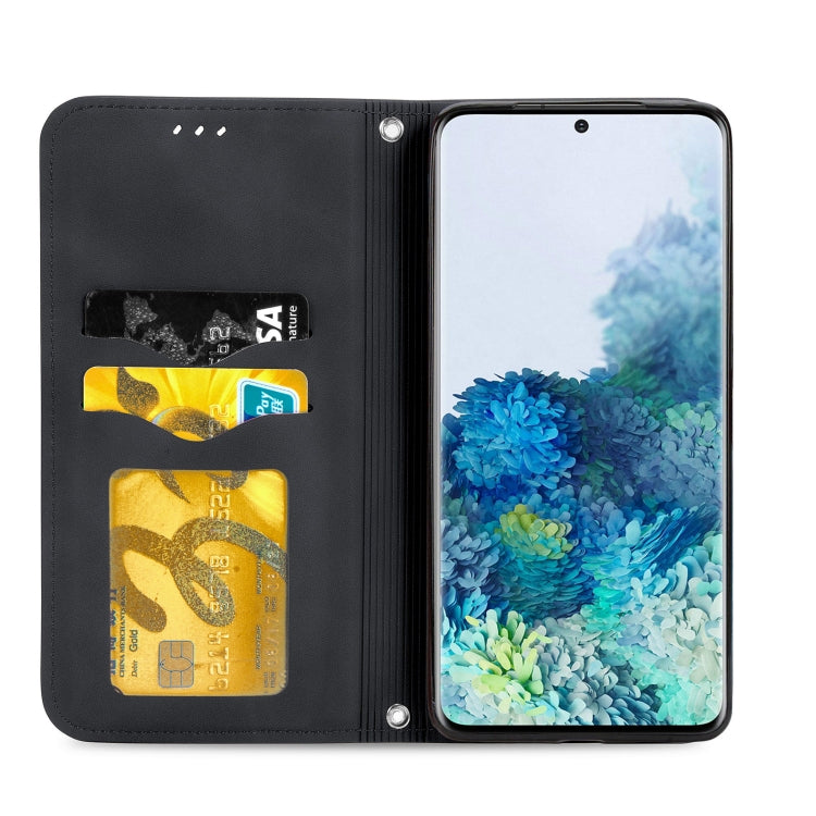 For Samsung Galaxy S20 Ultra Retro Skin Feel Business Magnetic Horizontal Flip Leather Case with Holder & Card Slots & Wallet & Photo Frame