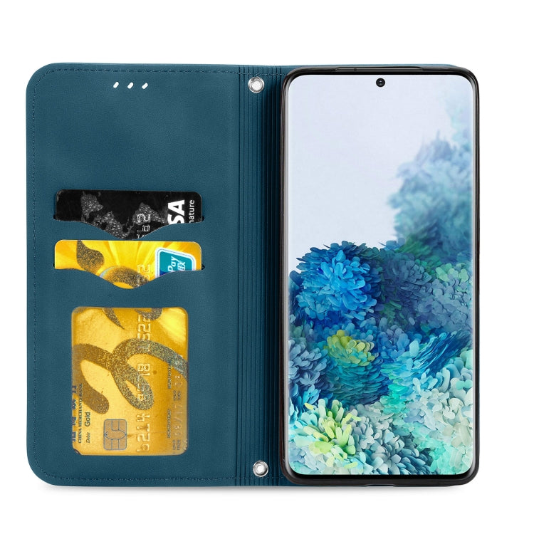 For Samsung Galaxy S20 Ultra Retro Skin Feel Business Magnetic Horizontal Flip Leather Case with Holder & Card Slots & Wallet & Photo Frame