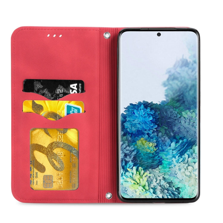 For Samsung Galaxy S20 Ultra Retro Skin Feel Business Magnetic Horizontal Flip Leather Case with Holder & Card Slots & Wallet & Photo Frame