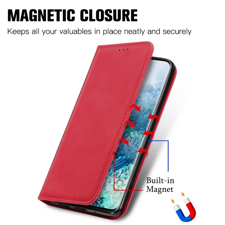 For Samsung Galaxy S20 Ultra Retro Skin Feel Business Magnetic Horizontal Flip Leather Case with Holder & Card Slots & Wallet & Photo Frame