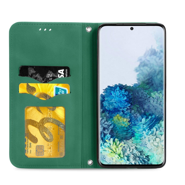 For Samsung Galaxy S20 Ultra Retro Skin Feel Business Magnetic Horizontal Flip Leather Case with Holder & Card Slots & Wallet & Photo Frame
