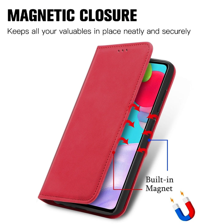 For Samsung Galaxy A52 5G / 4G Retro Skin Feel Business Magnetic Horizontal Flip Leather Case with Holder & Card Slots & Wallet & Photo Frame