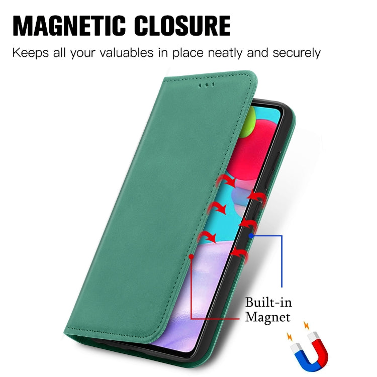 For Samsung Galaxy A52 5G / 4G Retro Skin Feel Business Magnetic Horizontal Flip Leather Case with Holder & Card Slots & Wallet & Photo Frame