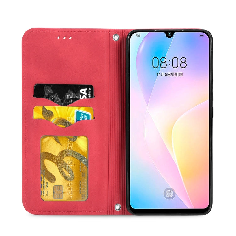 For Huawei Nova 8 SE Retro Skin Feel Business Magnetic Horizontal Flip Leather Case with Holder & Card Slots & Wallet & Photo Frame