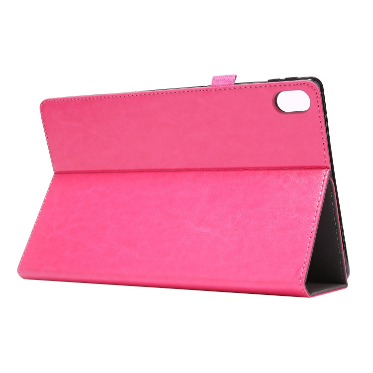 For Lenovo Tab P11 PU Leather Two Fold Bracket Style Flat Anti Falling Cover Protective Shell  With Business Card Holder