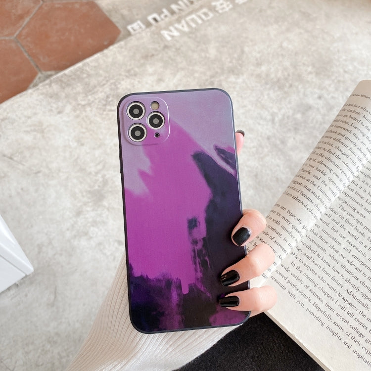 For iPhone 12 Pro Watercolor TPU Soft Shockproof Protective Case