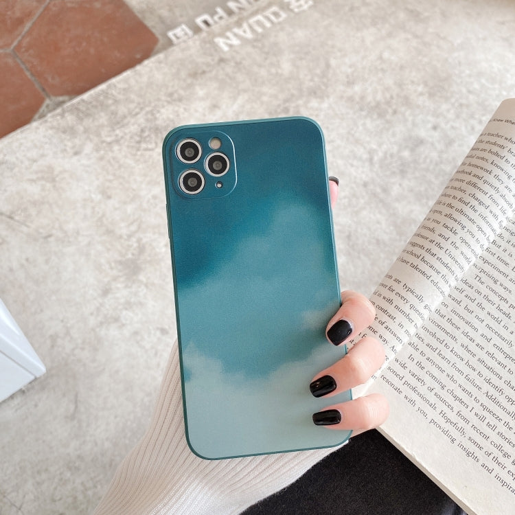 For iPhone 12 mini Watercolor TPU Soft Shockproof Protective Case