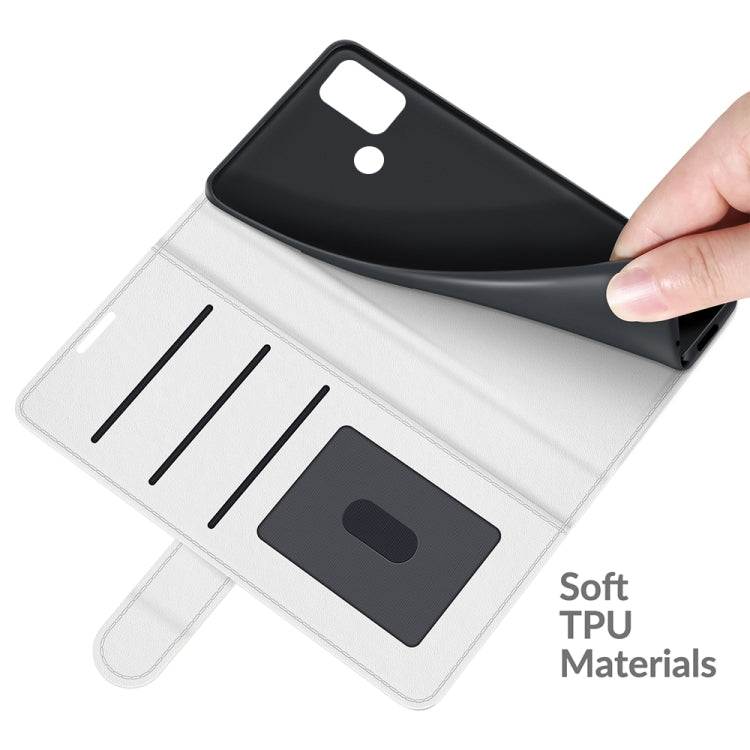 For Motorola Moto G30/G10 R64 Texture Single Horizontal Flip Protective Case with Holder & Card Slots & Wallet& Photo Frame