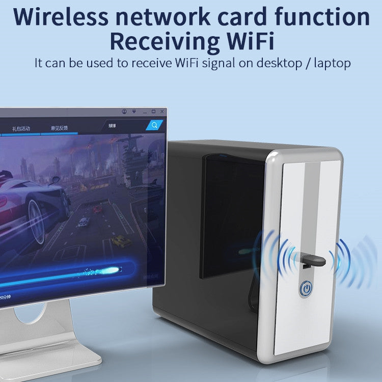 JD-06G 2 in 1 150Mbps Wireless Network Card USB Bluetooth Adapter