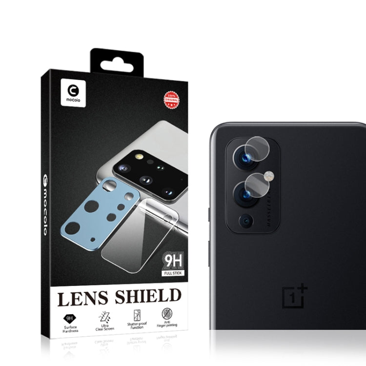 For OnePlus 9 2PCS mocolo 0.15mm 9H 2.5D Rear Lens Tempered Glass Film