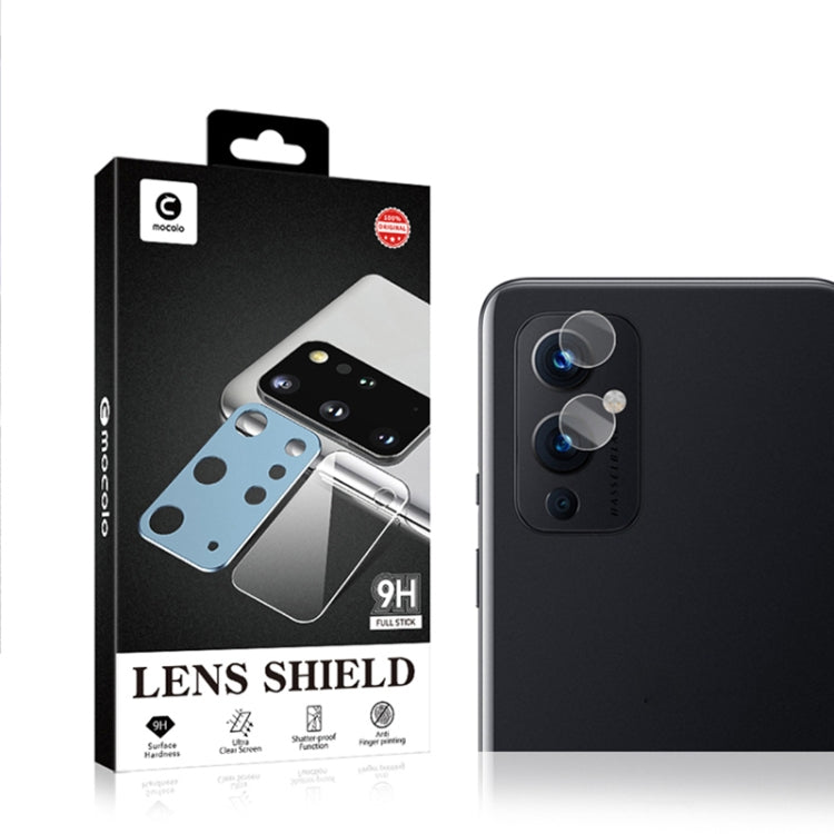 For OnePlus 9 2PCS mocolo 0.15mm 9H 2.5D Rear Lens Tempered Glass Film