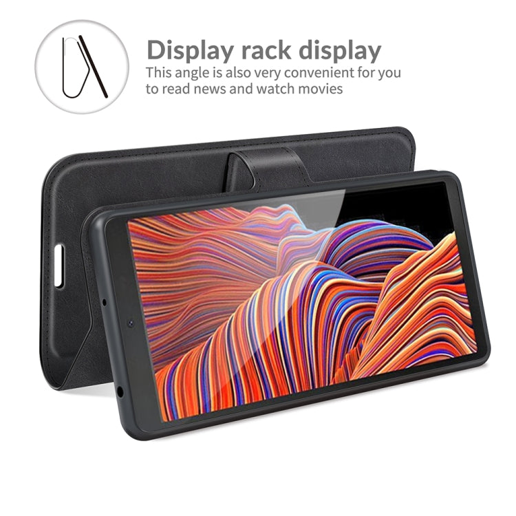 For Samsung Galaxy Xcover 5 / Xcover 5S Retro Calf Pattern Buckle Horizontal Flip Leather Case with Holder & Card Slots & Wallet