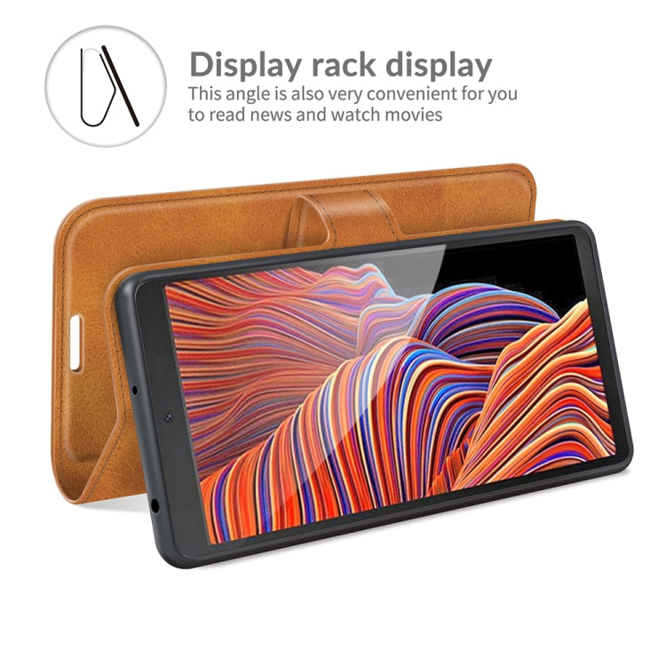 For Samsung Galaxy Xcover 5 / Xcover 5S Retro Calf Pattern Buckle Horizontal Flip Leather Case with Holder & Card Slots & Wallet