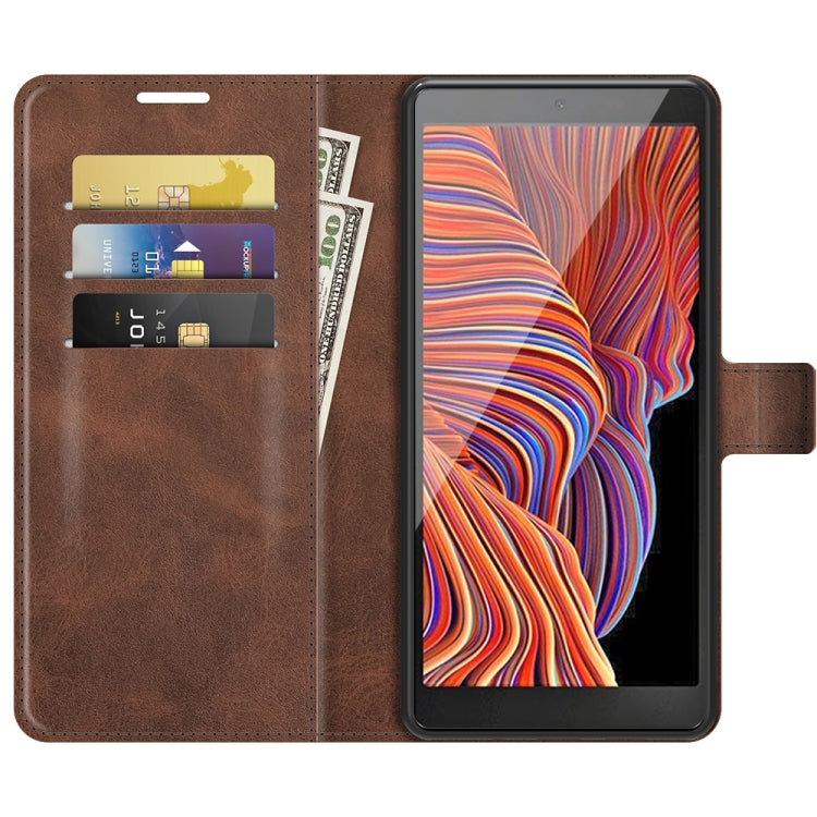 For Samsung Galaxy Xcover 5 / Xcover 5S Retro Calf Pattern Buckle Horizontal Flip Leather Case with Holder & Card Slots & Wallet