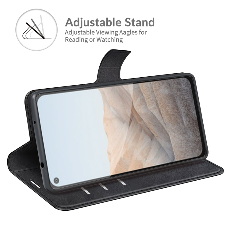 For Google Pixel 5A Retro Calf Pattern Buckle Horizontal Flip Leather Case with Holder & Card Slots & Wallet