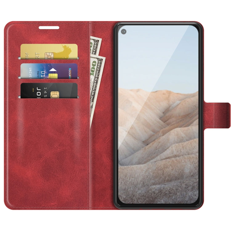 For Google Pixel 5A Retro Calf Pattern Buckle Horizontal Flip Leather Case with Holder & Card Slots & Wallet