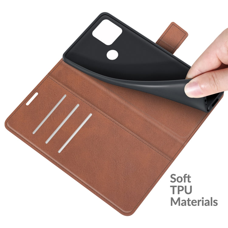 For Google Pixel 5A Retro Calf Pattern Buckle Horizontal Flip Leather Case with Holder & Card Slots & Wallet