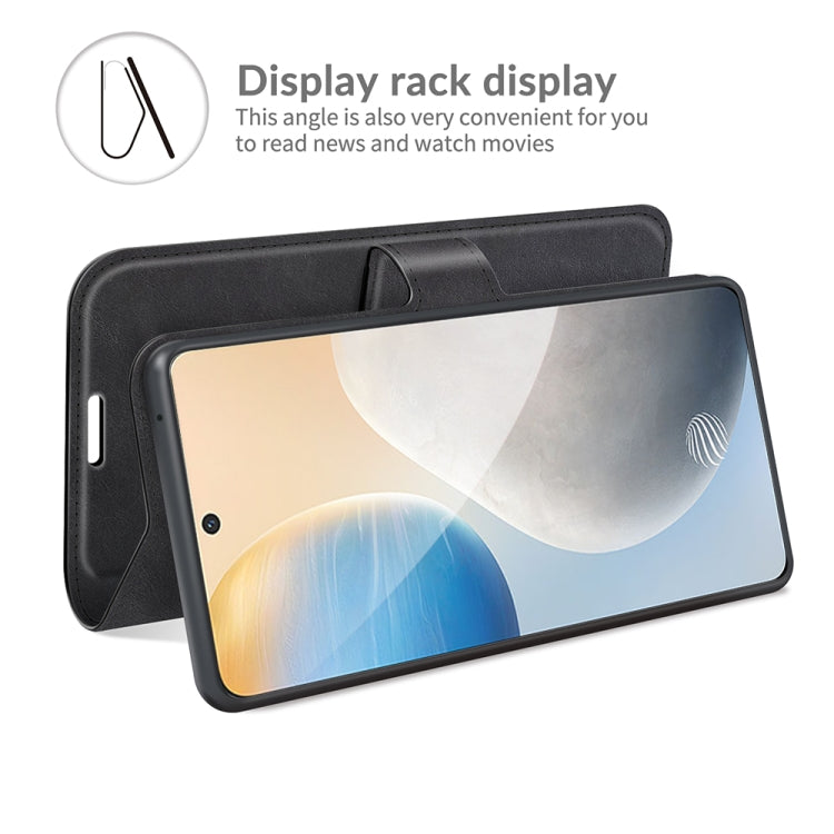 For vivo X60 Retro Calf Pattern Buckle Horizontal Flip Leather Case with Holder & Card Slots & Wallet