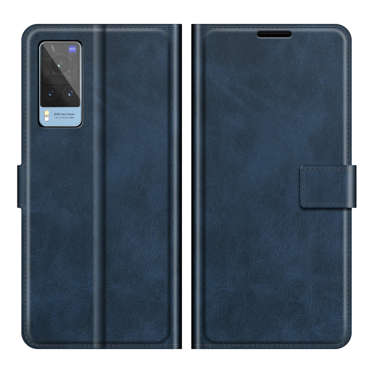 For vivo X60 Retro Calf Pattern Buckle Horizontal Flip Leather Case with Holder & Card Slots & Wallet