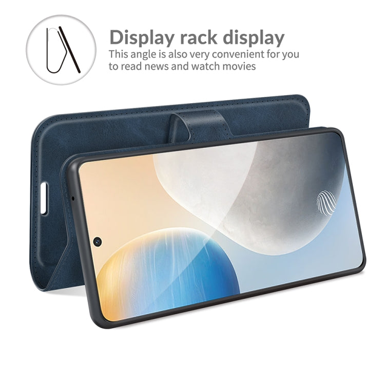 For vivo X60 Retro Calf Pattern Buckle Horizontal Flip Leather Case with Holder & Card Slots & Wallet