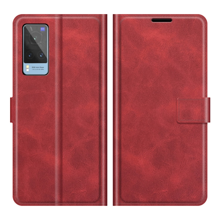 For vivo X60 Retro Calf Pattern Buckle Horizontal Flip Leather Case with Holder & Card Slots & Wallet