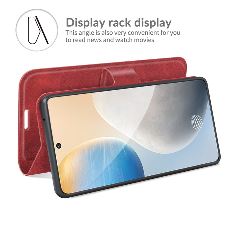 For vivo X60 Retro Calf Pattern Buckle Horizontal Flip Leather Case with Holder & Card Slots & Wallet