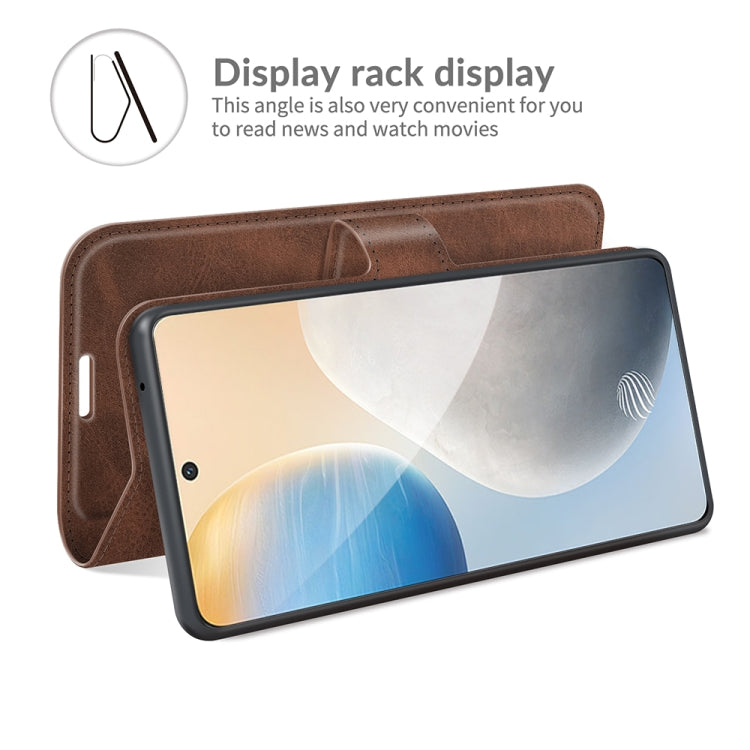 For vivo X60 Retro Calf Pattern Buckle Horizontal Flip Leather Case with Holder & Card Slots & Wallet