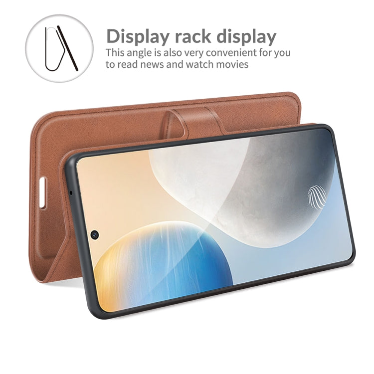 For vivo X60 Retro Calf Pattern Buckle Horizontal Flip Leather Case with Holder & Card Slots & Wallet