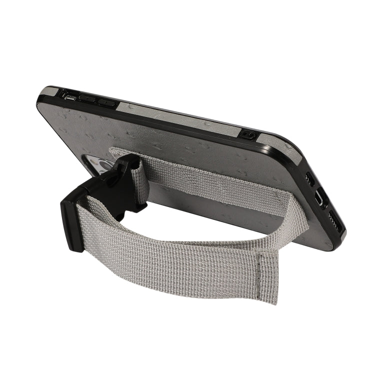 For iPhone 12 Pro Max Sport Armband PC + PU Leather Back Cover Case with Strap & Holder Function