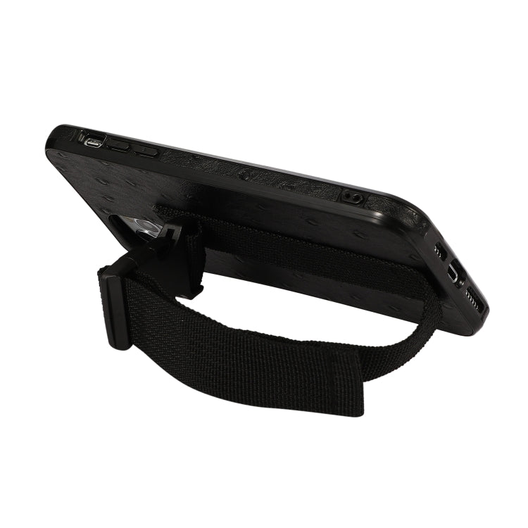 For iPhone 12 Pro Max Sport Armband PC + PU Leather Back Cover Case with Strap & Holder Function