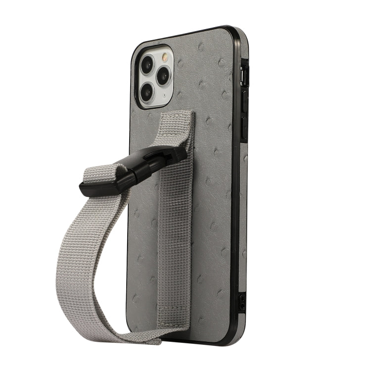 For iPhone 12 /12 Pro Sport Armband PC + PU Leather Back Cover Case with Strap & Holder Function