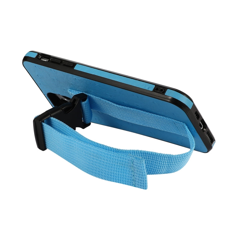For iPhone 12 mini Sport Armband PC + PU Leather Back Cover Case with Strap & Holder Function