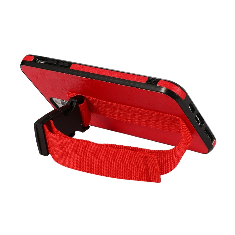 For iPhone 11 Sport Armband PC + PU Leather Back Cover Case with Strap & Holder Function