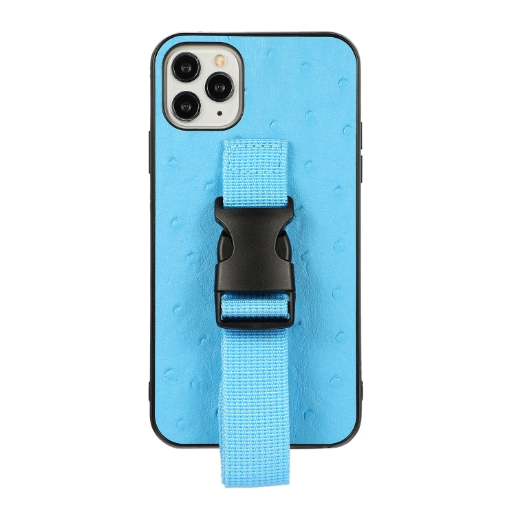 For iPhone 11 Sport Armband PC + PU Leather Back Cover Case with Strap & Holder Function