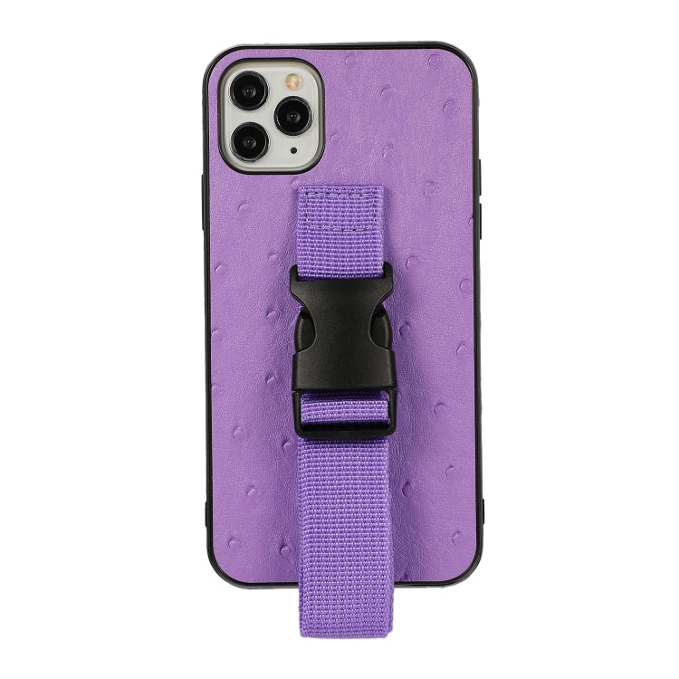 For iPhone 11 Pro Sport Armband PC + PU Leather Back Cover Case with Strap & Holder Function