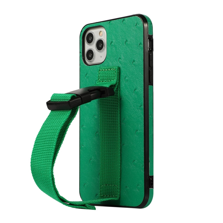 For iPhone 11 Pro Sport Armband PC + PU Leather Back Cover Case with Strap & Holder Function
