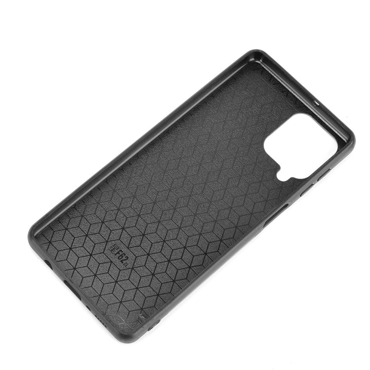 For Samsung Galaxy F62/M62 Shockproof Sewing Cow Pattern Skin PC + PU + TPU Case