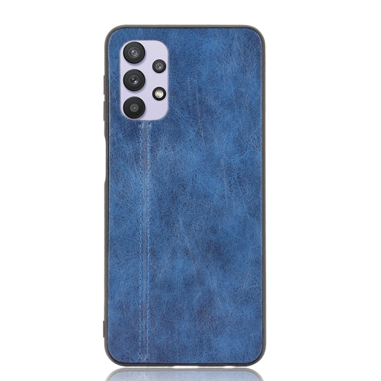 For Samsung Galaxy A32 5G Shockproof Sewing Cow Pattern Skin PC + PU + TPU Case