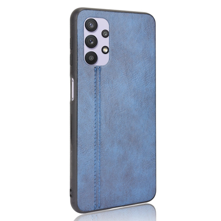For Samsung Galaxy A32 5G Shockproof Sewing Cow Pattern Skin PC + PU + TPU Case