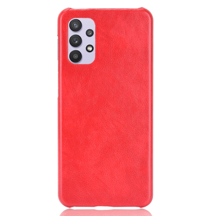 For Samsung Galaxy A32 5G Shockproof Litchi Texture PC + PU Case