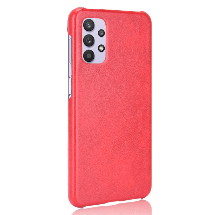 For Samsung Galaxy A32 5G Shockproof Litchi Texture PC + PU Case