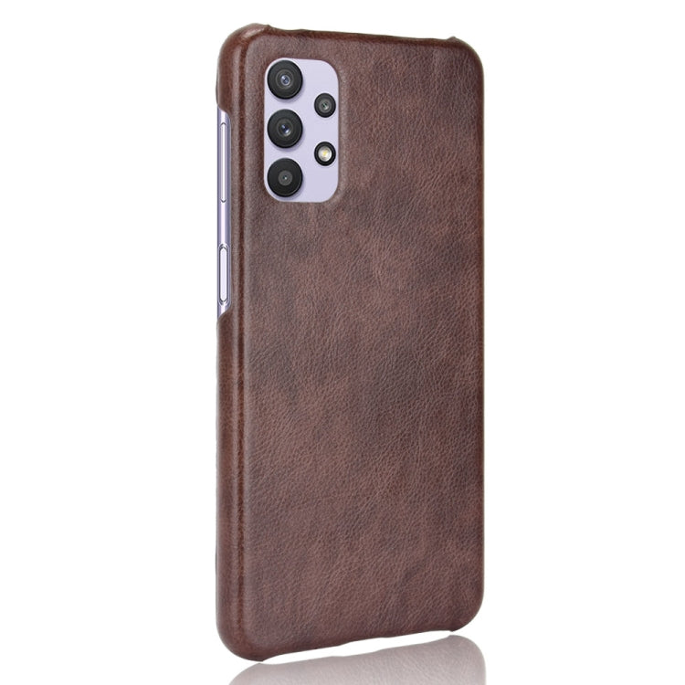 For Samsung Galaxy A32 5G Shockproof Litchi Texture PC + PU Case