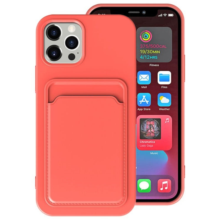 For iPhone 11 Pro TPU + Flannel Lining Shockproof  Case with Card Slots