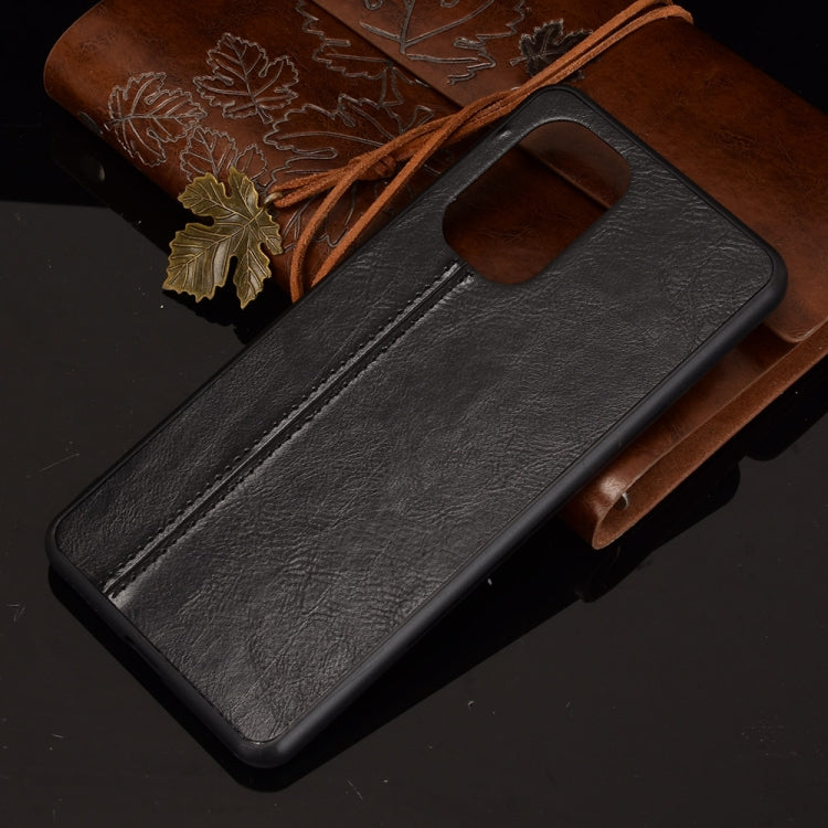 For Xiaomi Redmi K40 / K40 Pro Shockproof Sewing Cow Pattern Skin PC + PU + TPU Case