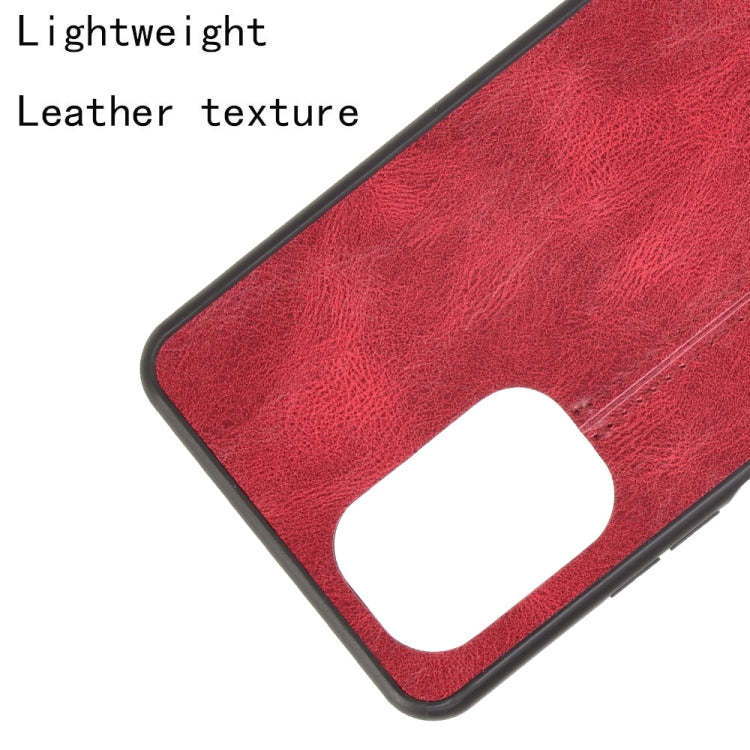 For Xiaomi Redmi K40 / K40 Pro Shockproof Sewing Cow Pattern Skin PC + PU + TPU Case